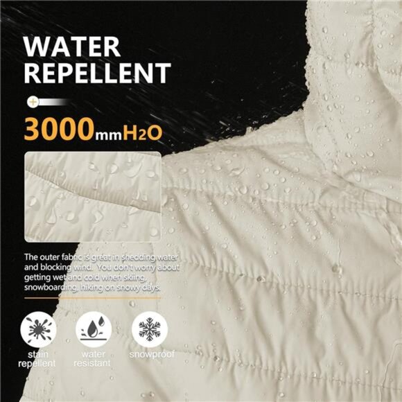 Outdoor Ventures Women's Packable Lightweight Full-Zip Puffer Jacket with Hood - Picture 6 of 6